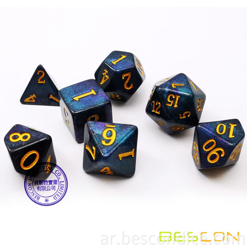 Night Sky Dnd Dice Set 2